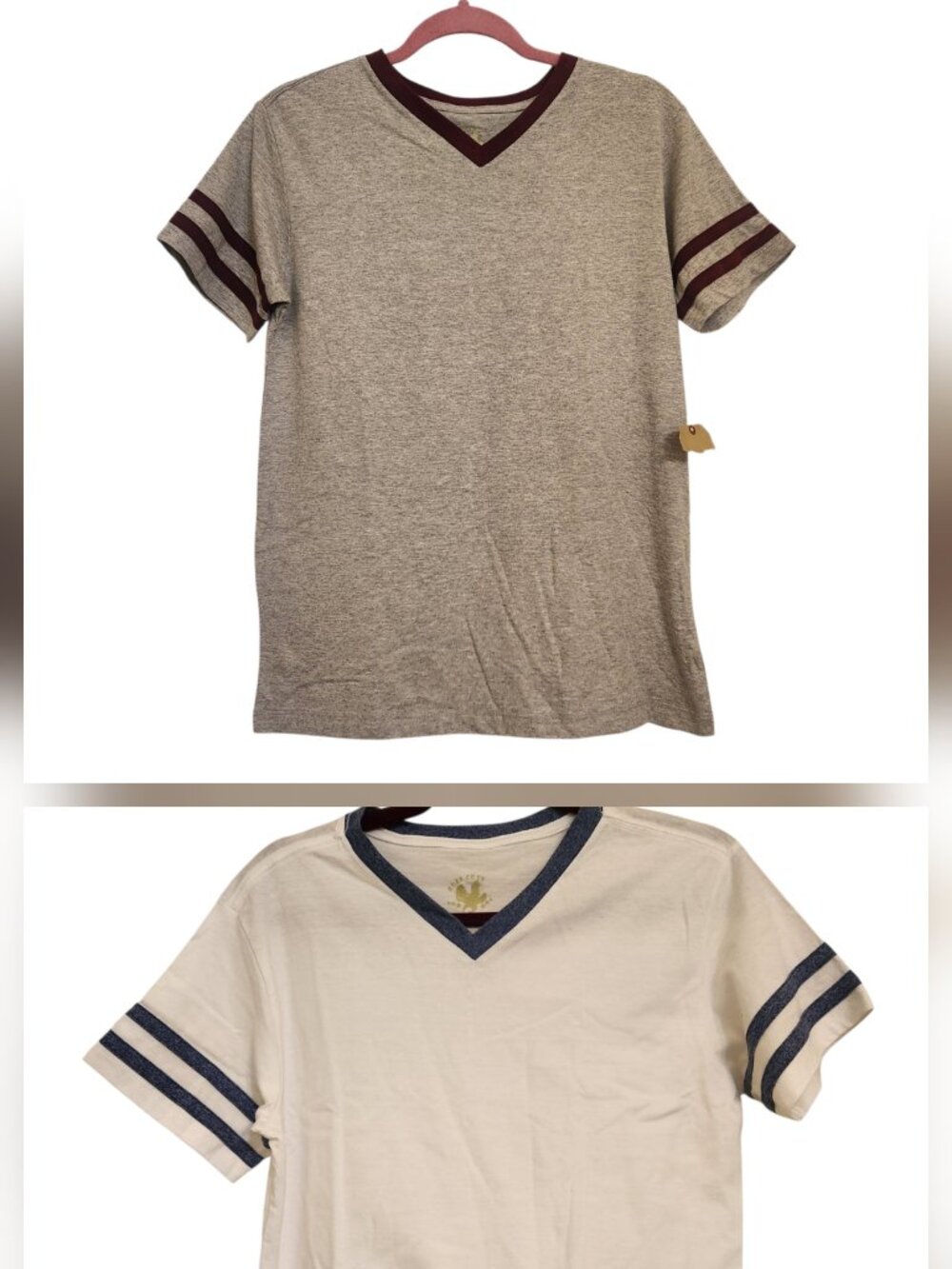 NWT Buzz Cuts V-Neck Boys T-Shirts Size L (14/16)